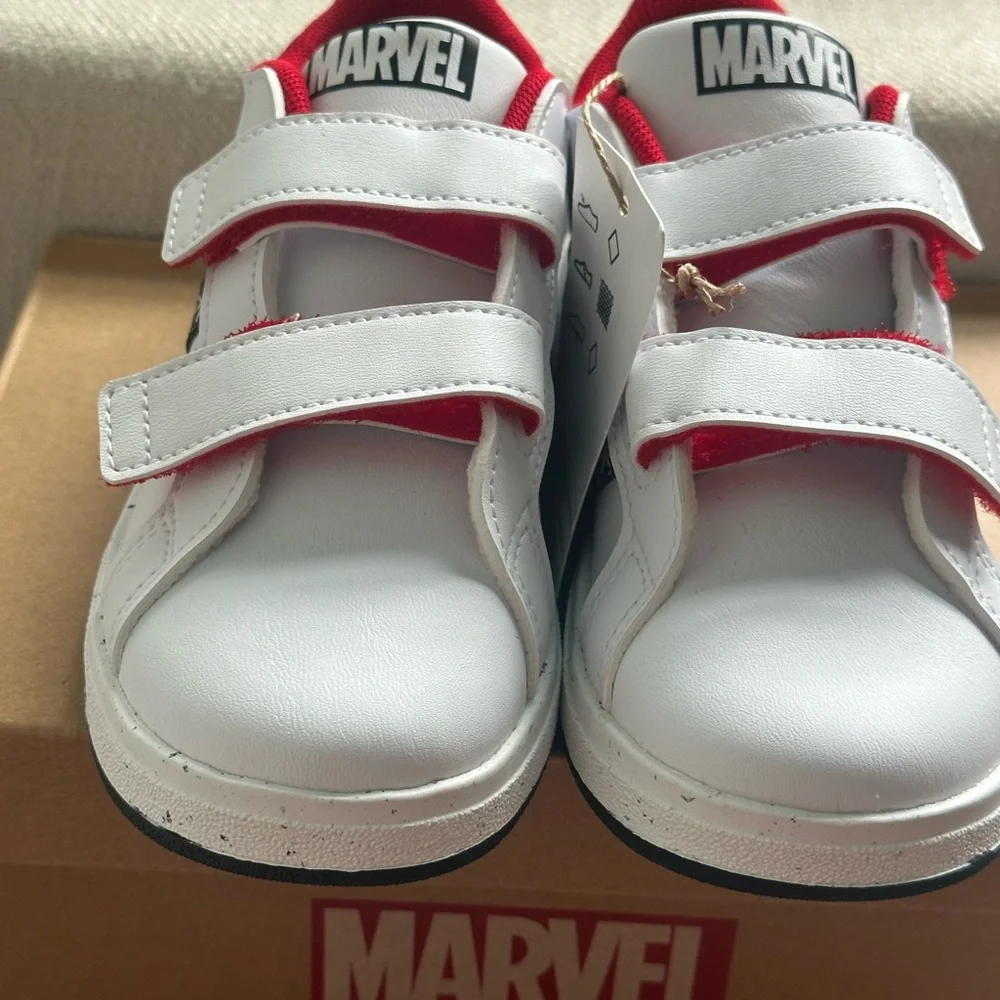 Brand new wl tags Adidas Kids Grand Court Spider-Man Sneakers size 10 - Picture 5 of 8